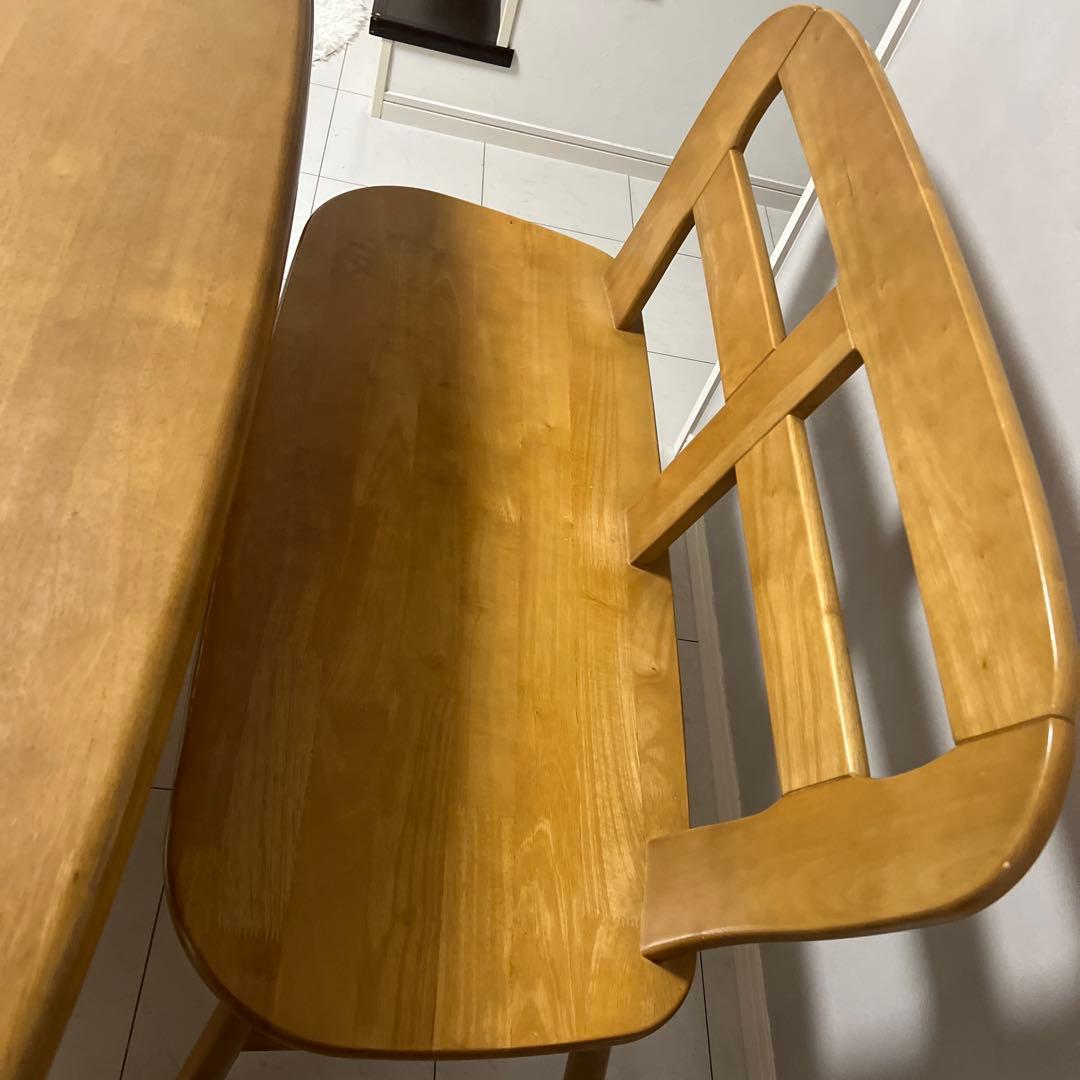 karimoku 楕円形ダイニングテーブルセット - ダイニングテーブルオンライン