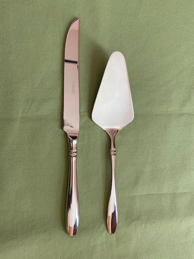 アズマインペリアル 18-18 ケーキナイフ、ケーキサーバー　計2本 アズマインペリアル 18-18 ケーキナイフ、ケーキサーバー 計2本 - メルカリ