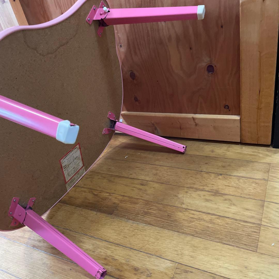 カオハナキティ ハローキティ 折り畳みテーブル ちゃぶ台 平成レトロ