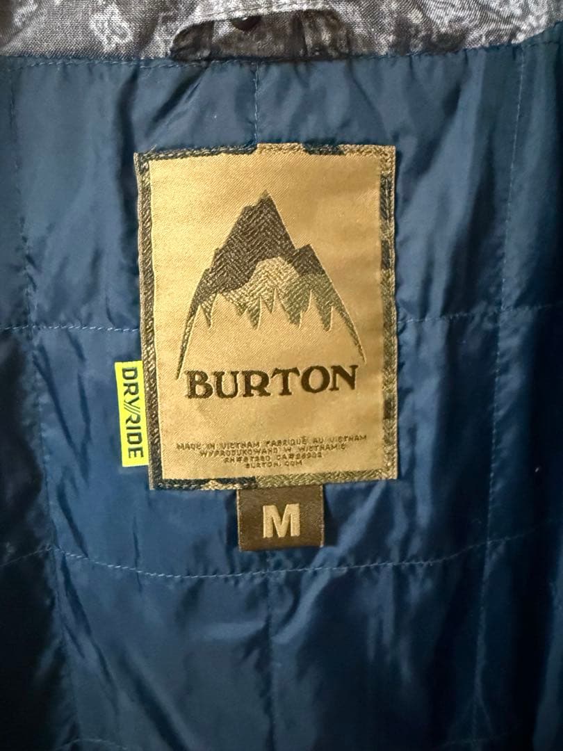 バートン スノボウェア ペイズリー柄 size M - メルカリ