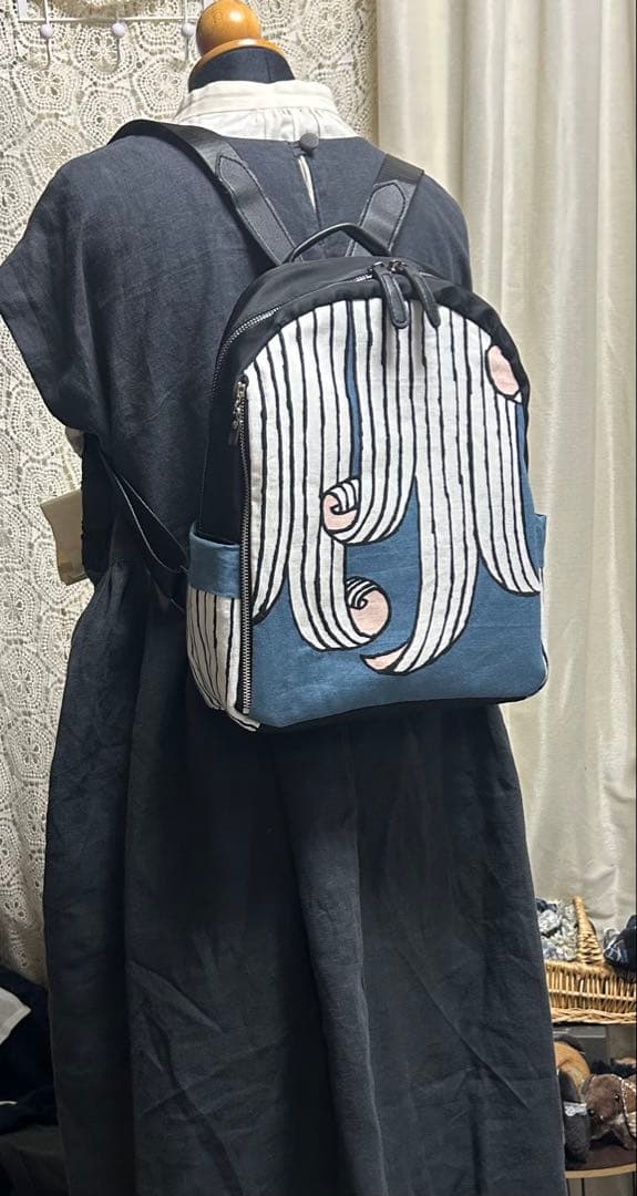 ら*う様 50808Aミナペルホネンハーフハンドメイド　撥水加工リュック ら*う様 50808Aミナペルホネンハーフハンドメイド 撥水加工リュック ら