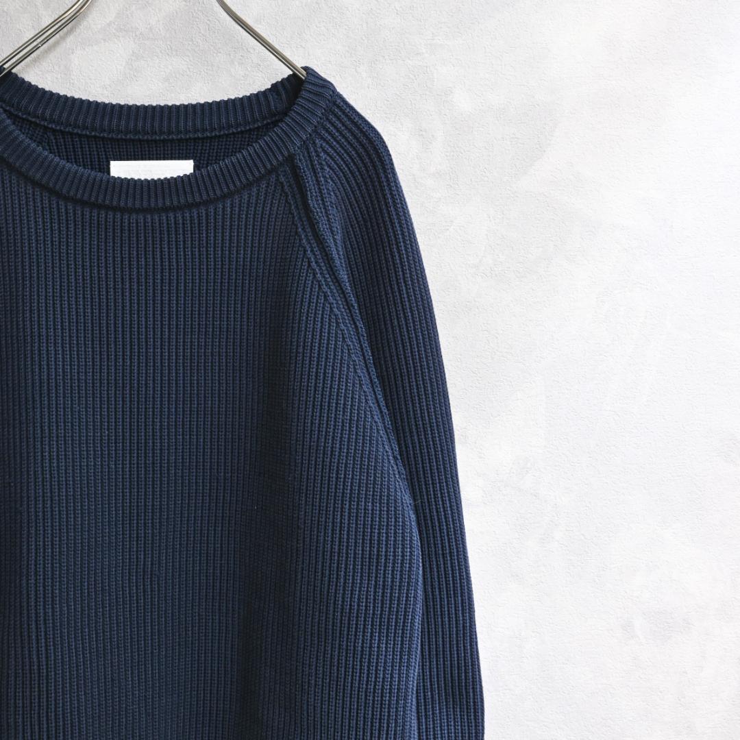 nanamica 5G Crew Neck Sweater 畦編み 春ニット - メルカリ