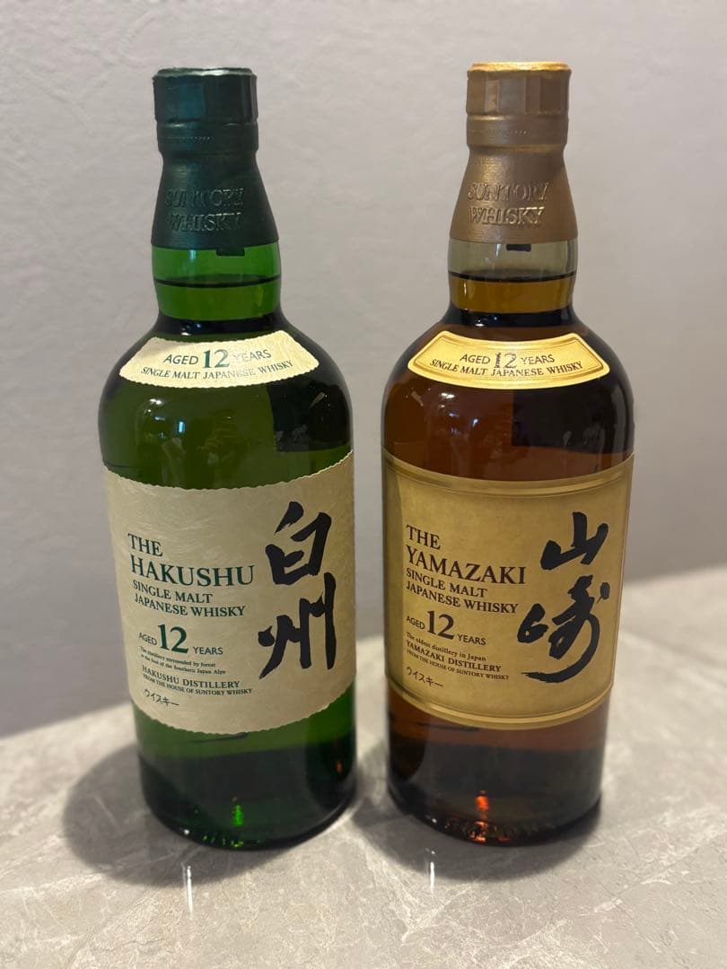 白州・山崎 12年セット 楽天市場】山崎12年 白州12年 飲み比べ ギフトセット 父の日 御中元