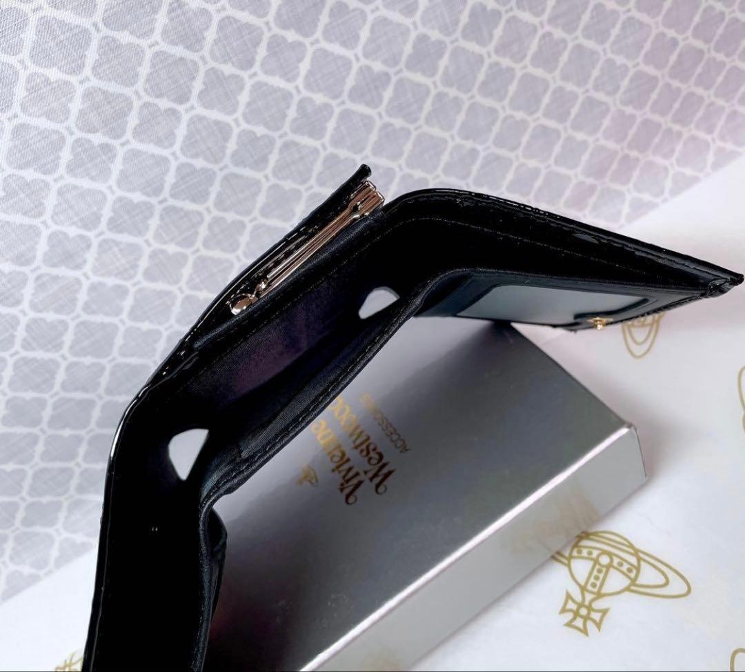 大人気✨️ショッパー付】新品 Vivienne Westwood 黒 エナメル - メルカリ