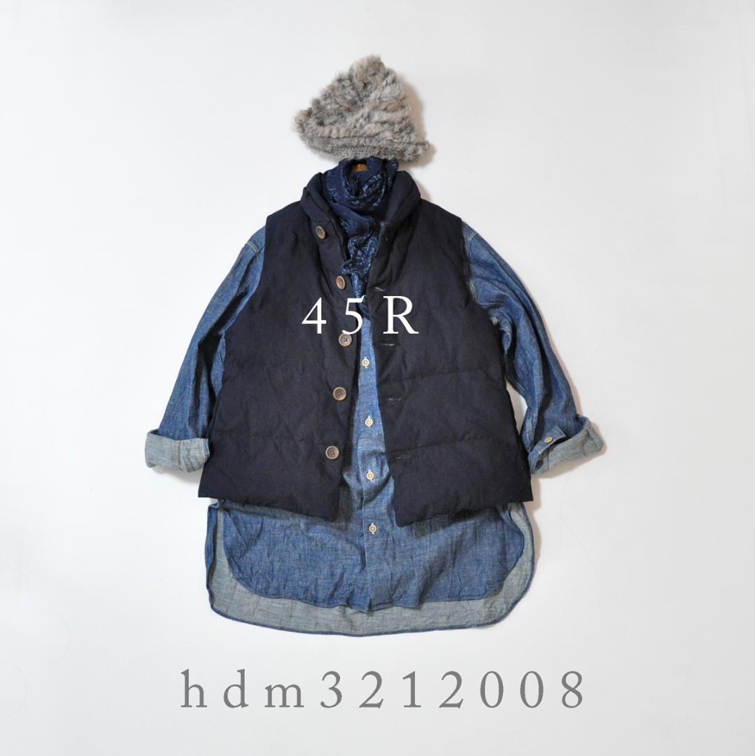 45R インディゴ ダウンベスト JOURNAL STANDARD - 【美品】JOURNAL STANDARD インディゴダウンベスト