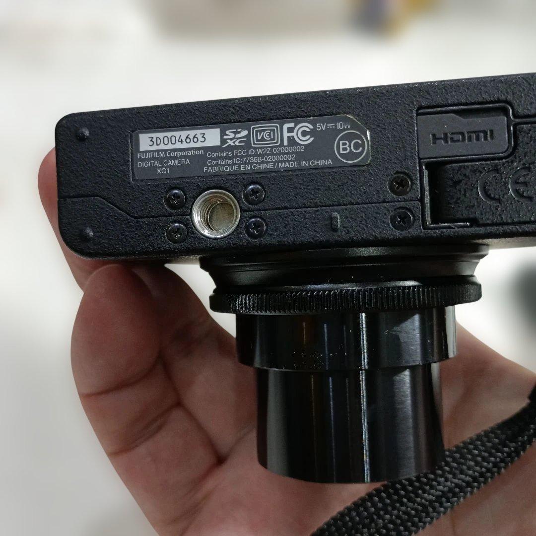 Fujifilm XQ1 ブラック 充電器付き 稼働確認 - メルカリ