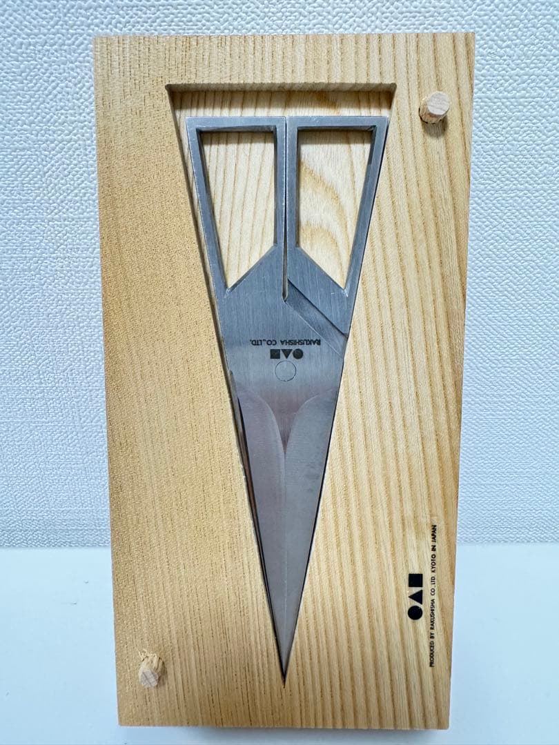 はさみ 三角 デザイン オシャレ 京都 ALLEX RAKUSHISHA 木箱 - メルカリ