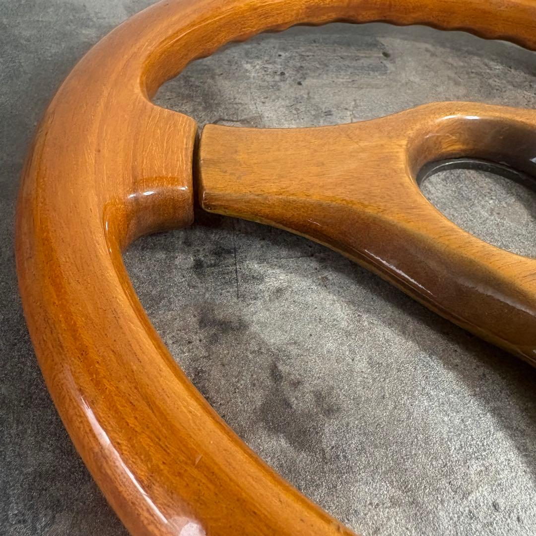 《ミケロッティ》レア希少昭和レトロ31φ当時物ウッド ハンドル VIP車