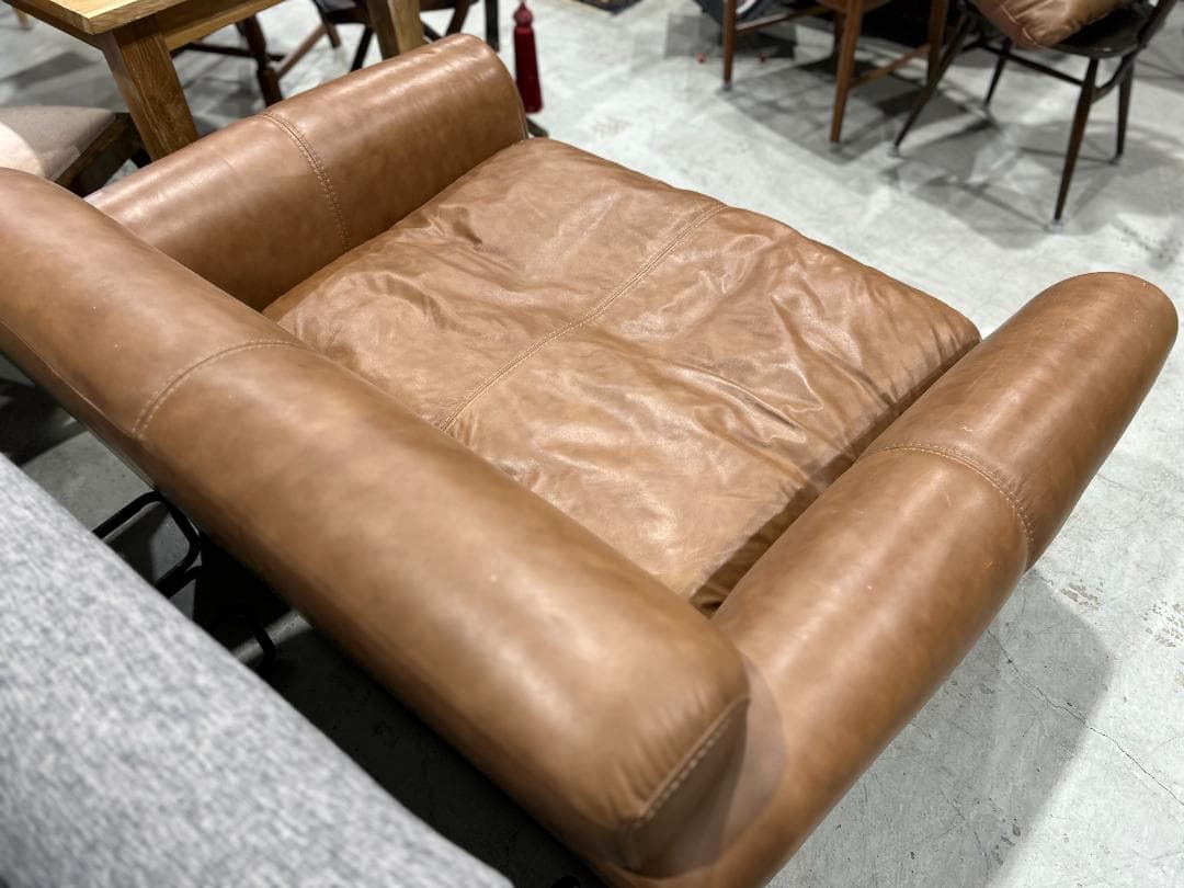 HALO / ハロ｜GIL ギルソファ｜1.5P レザー ラブソファ｜総本革