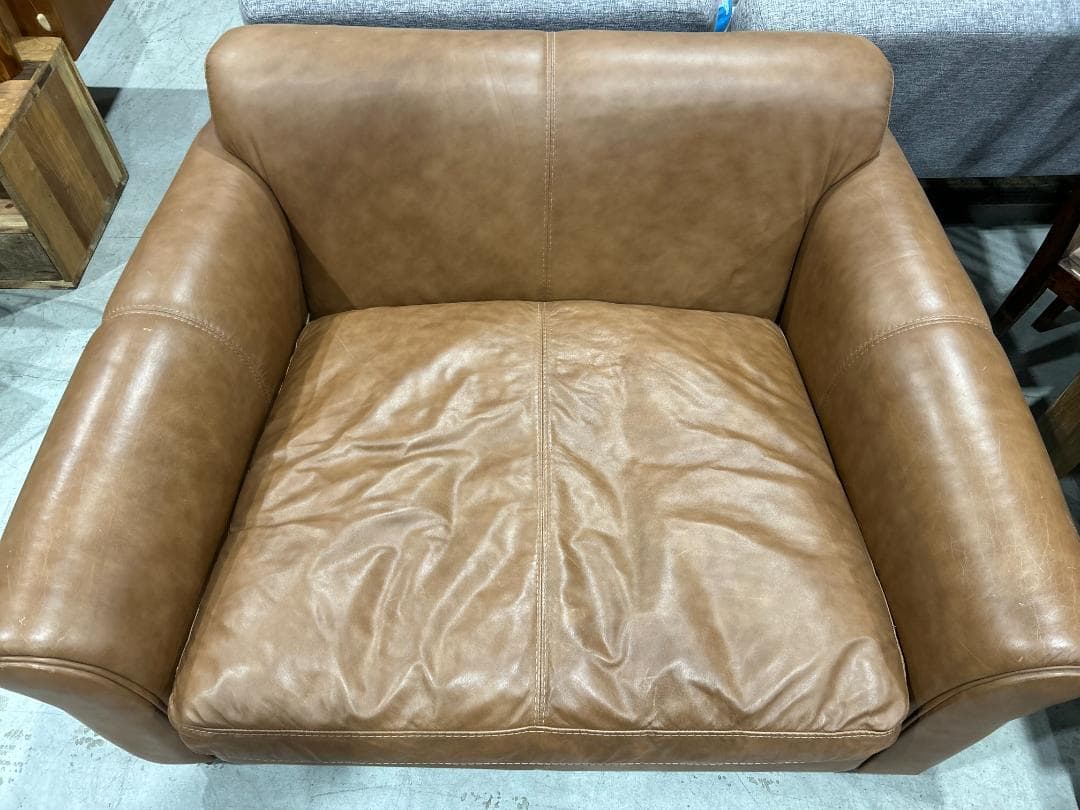 HALO / ハロ｜GIL ギルソファ｜1.5P レザー ラブソファ｜総本革