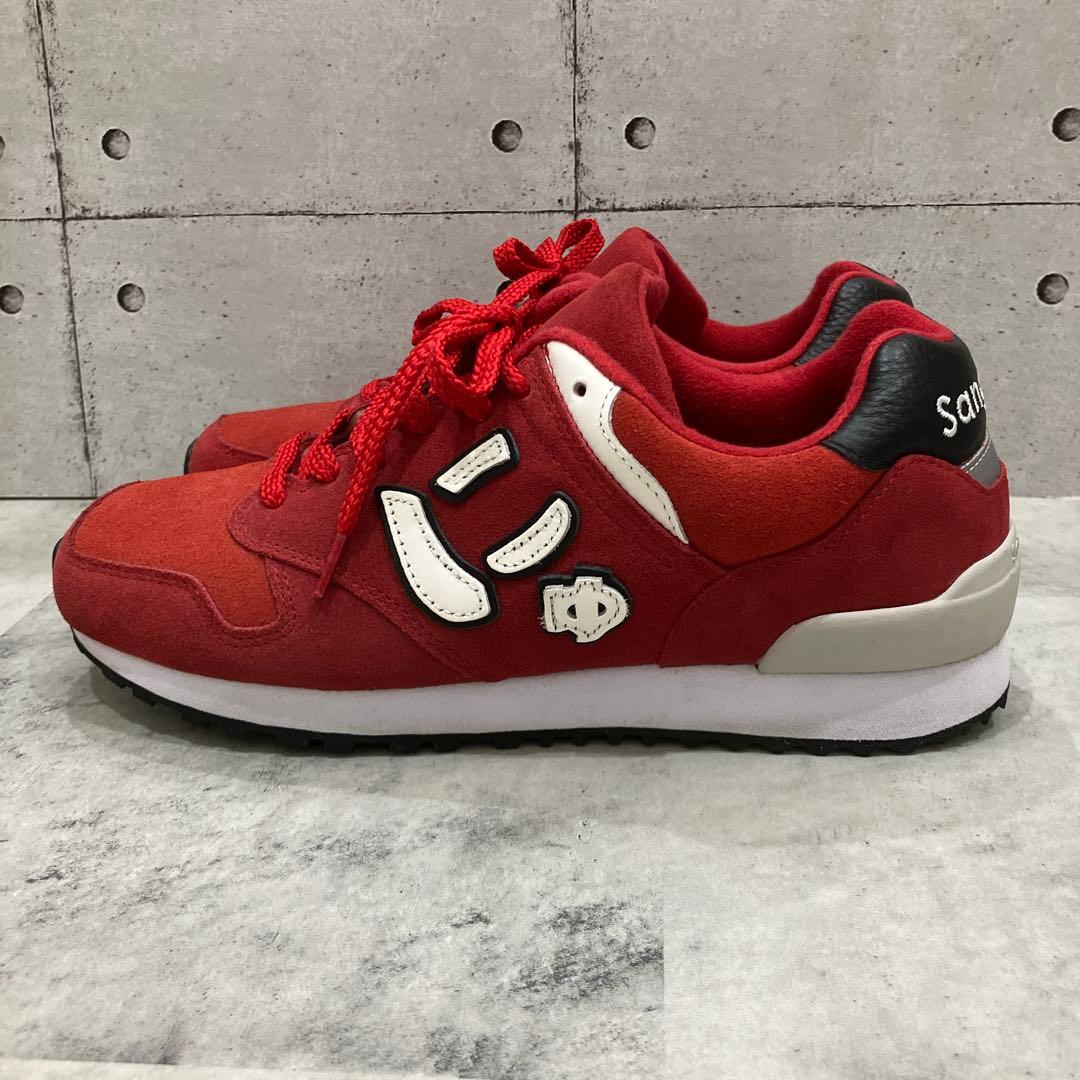 SANGACIO サンガッチョ 『にゅ』 にゅ〜ず スニーカー 赤 レッド