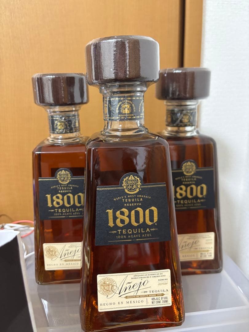 アネホ　テキーラ　1800 750ml 3本セット クエルボ アネホ 1800の通信販売 テキーラ
