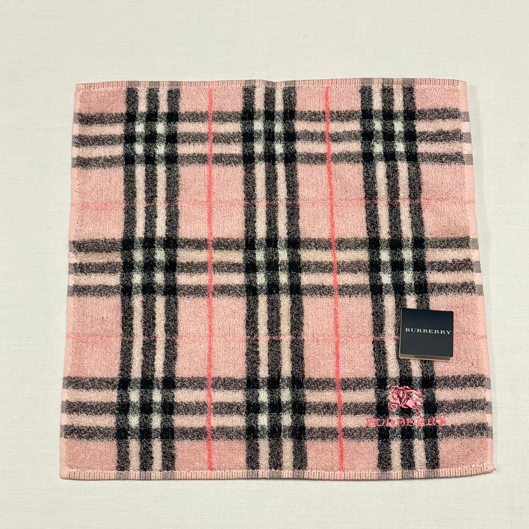 未使用 BURBERRY タオルハンカチ バーバリー ノバチェック 3枚セット