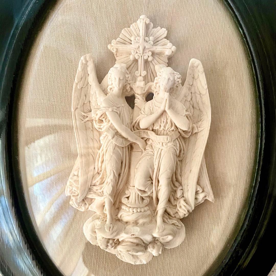 低 価格ホビー・楽器・アート - 2人の天使のメダイヨン エンジェル