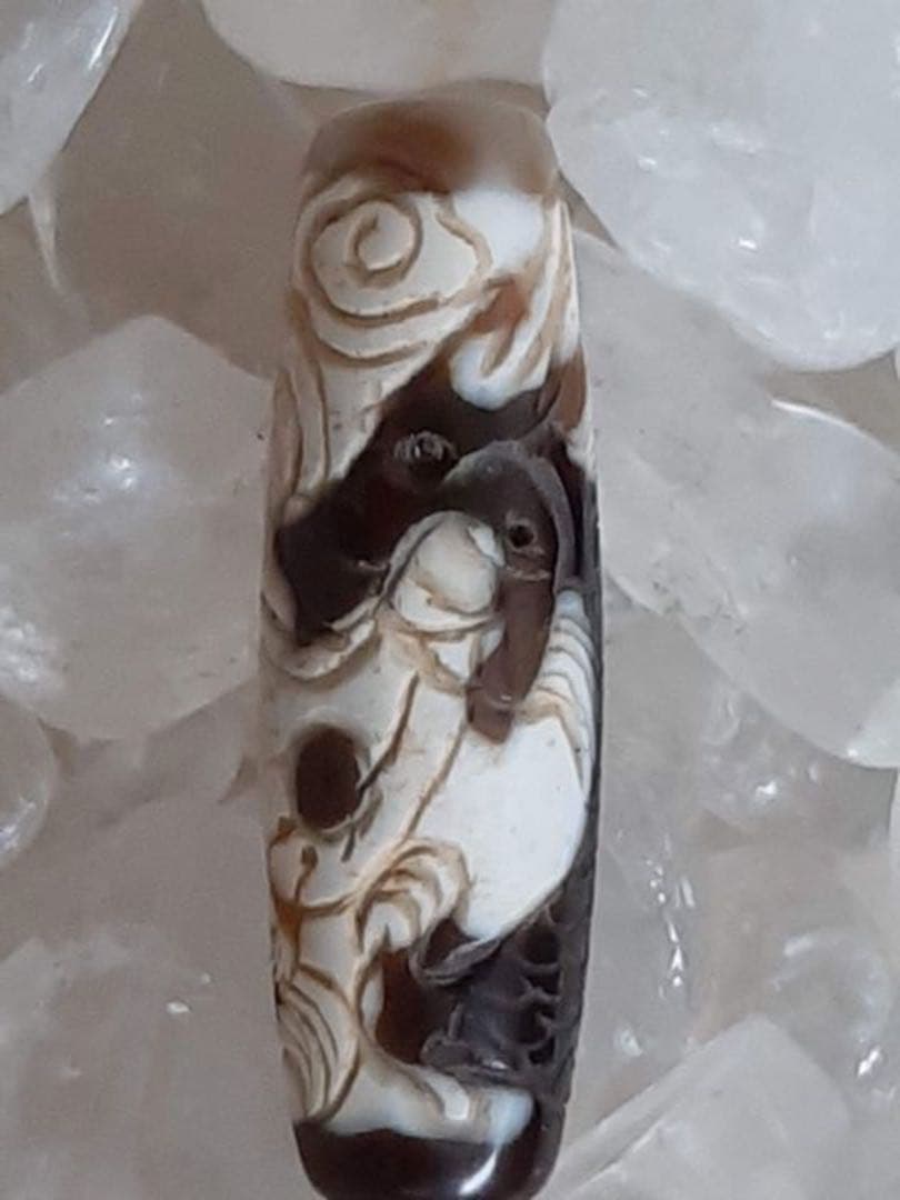 チベットジービーズ 西蔵天珠 優質老礦 特殊稀少彫刻龍神天珠 Lucky365 1粒売り 天然石 選べる20種類 西蔵老礦龍紋手工天珠 限定入荷