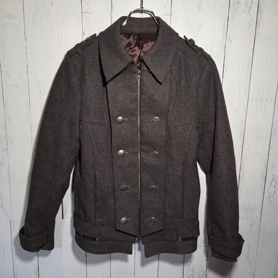 00s y2k archive PPFM ナポレオンジャケット M ダブルジップ