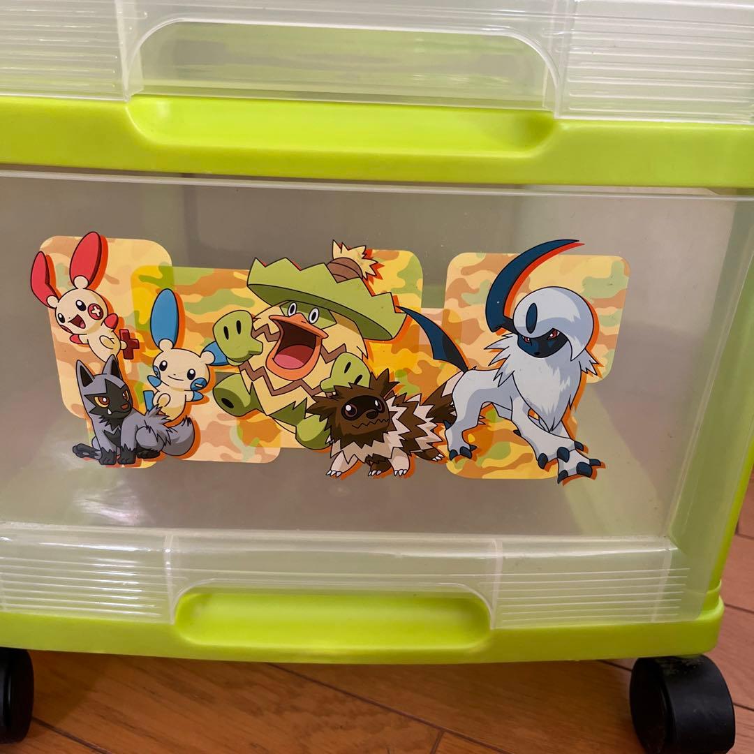 ポケモン 3段収納ケース スライドケース キャスター付 ☆お値下中
