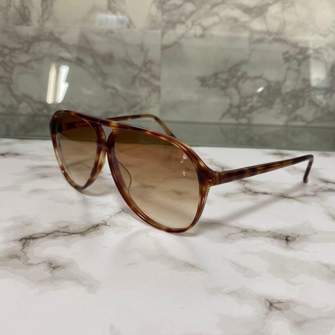 美品 ポロラルフローレン サングラス べっこう ティアドロップ グラデ