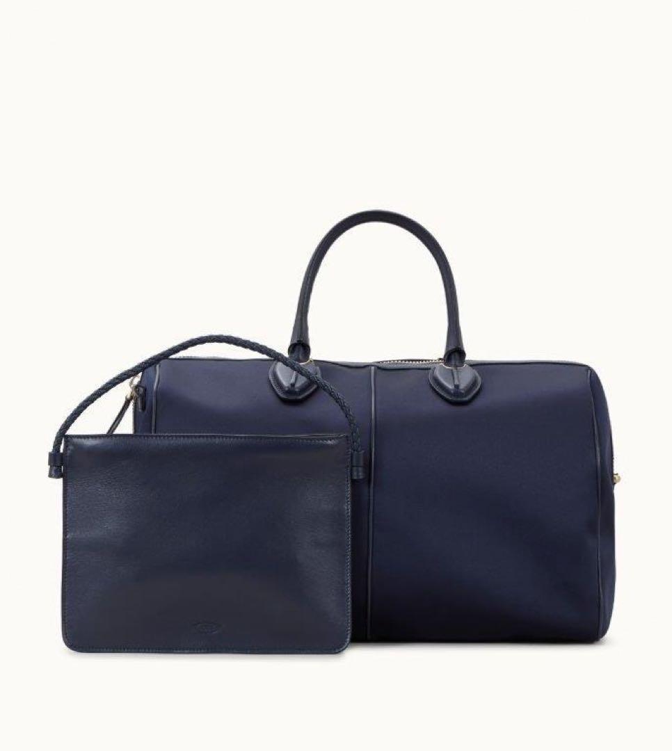 マメクロゴウチ・Tod's コラボ♪ ボストンバッグ ポーチ付き - メルカリ