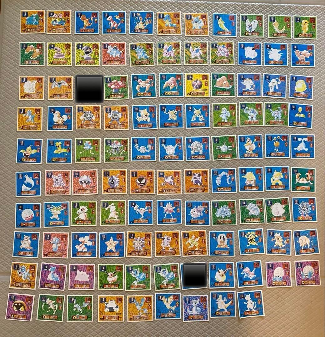 ポケモンシール 1996年 初代アマダ最強シール烈伝 106枚セット - メルカリ