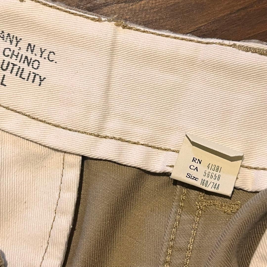 RRL ビームスプラス別注 VH-63 w29ベージュ チノパン ボタンフライ