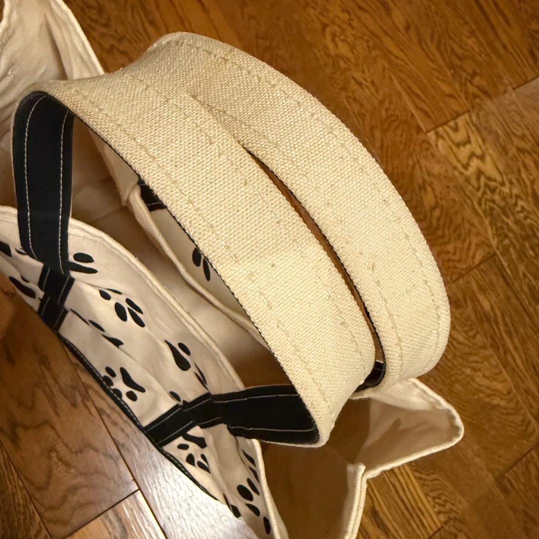 ☆90s数量限定 エルエルビーントートバッグ レア 足跡 肉球/手形