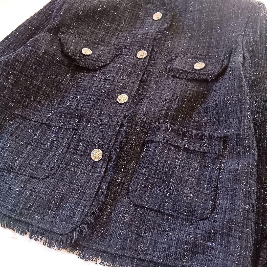 ALUDE アルード 韓国 ツイード ジャケット 完売品 Y2K - メルカリ