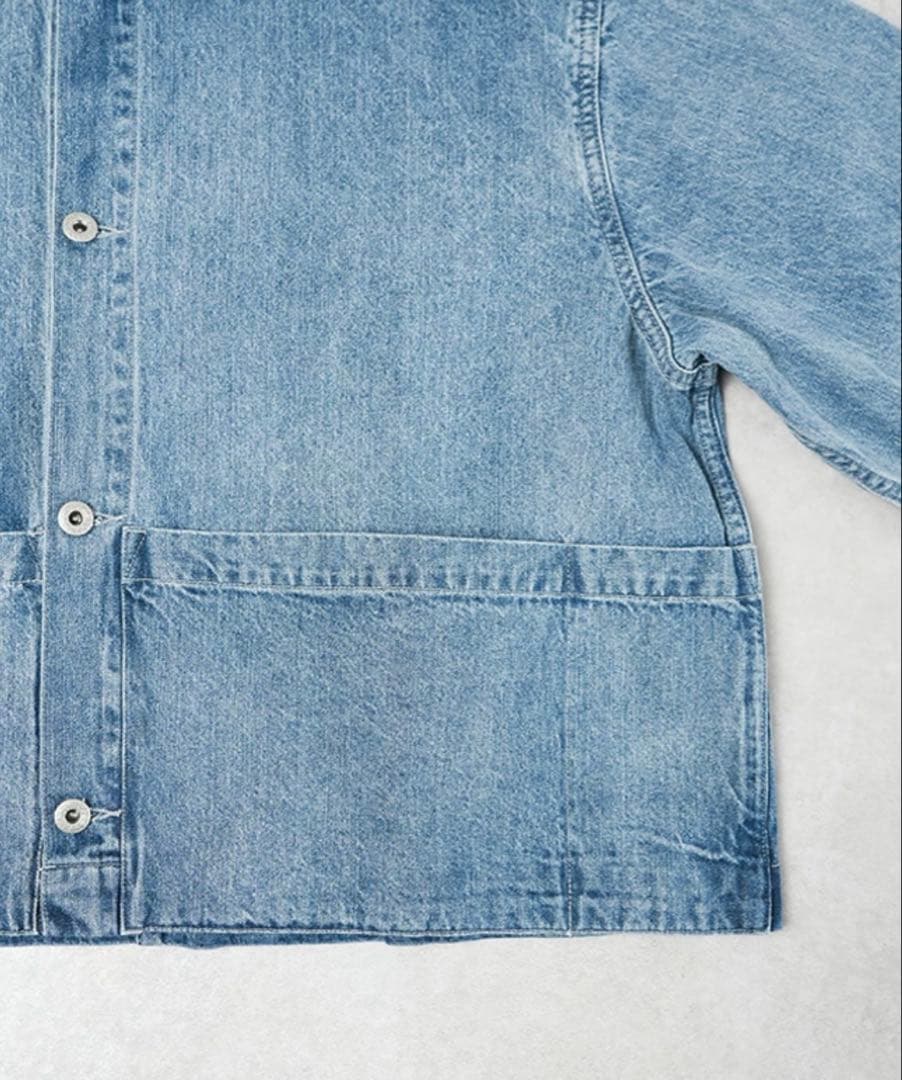 “ソラモナポッシェ”9OZデニムプリズナージャケットアウター・ONE WASH