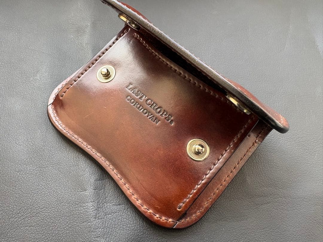 タング シェルコードバン マーブル バーガンディ ラストクロップス