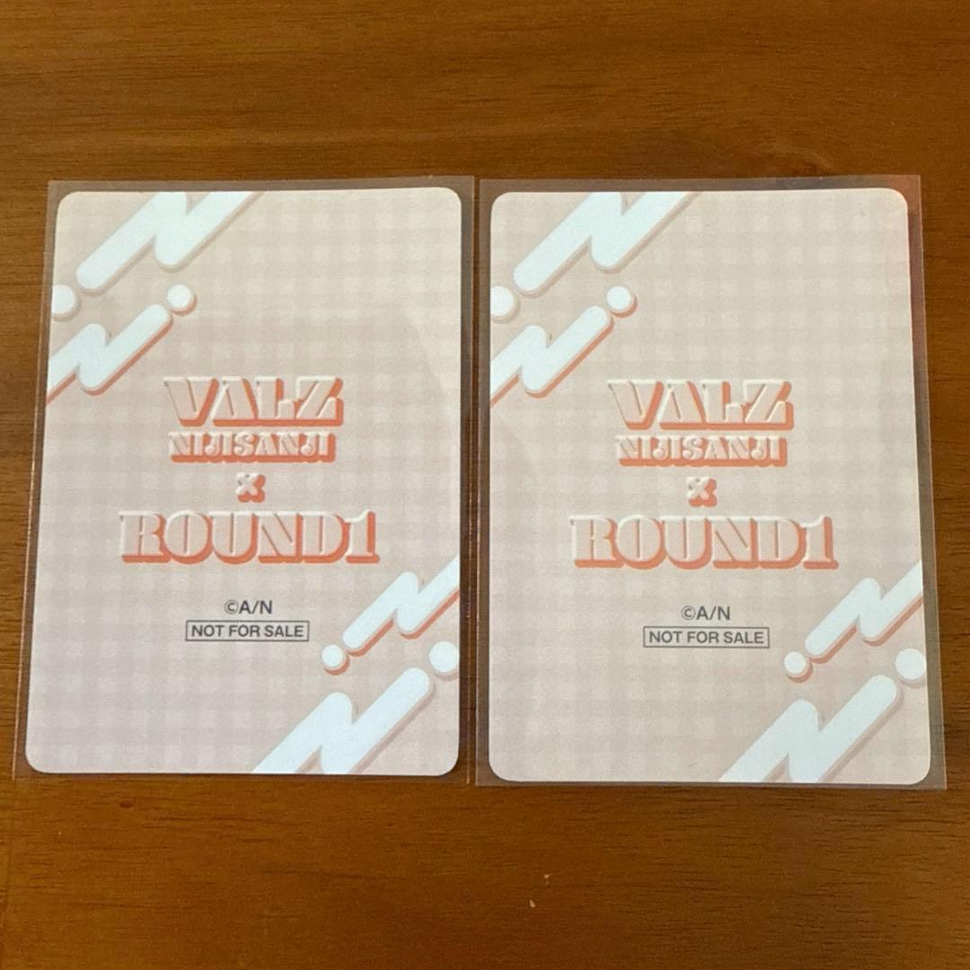VΔLZ ラウンドワン コラボ カード 甲斐田晴 2枚セット にじさんじ
