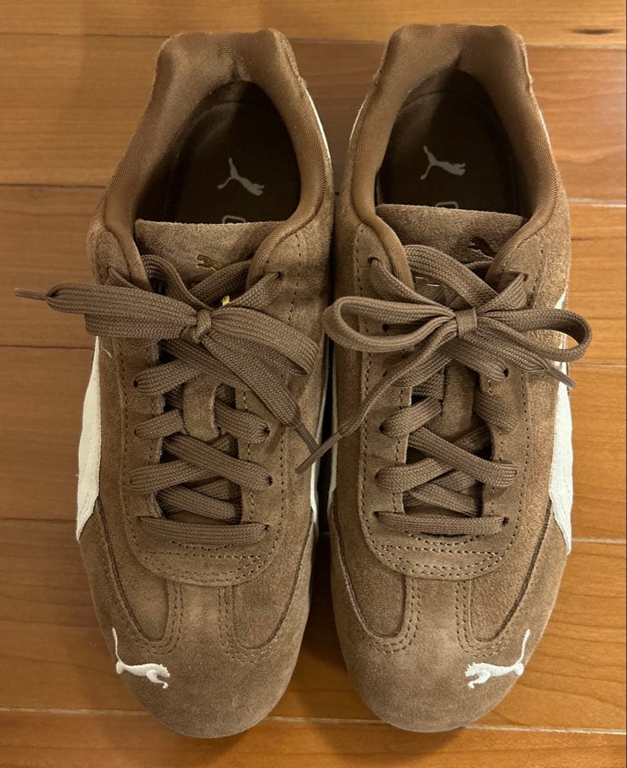 【美品】PUMA プーマ スピードキャット OG ブラウン 24.5cm 箱付き