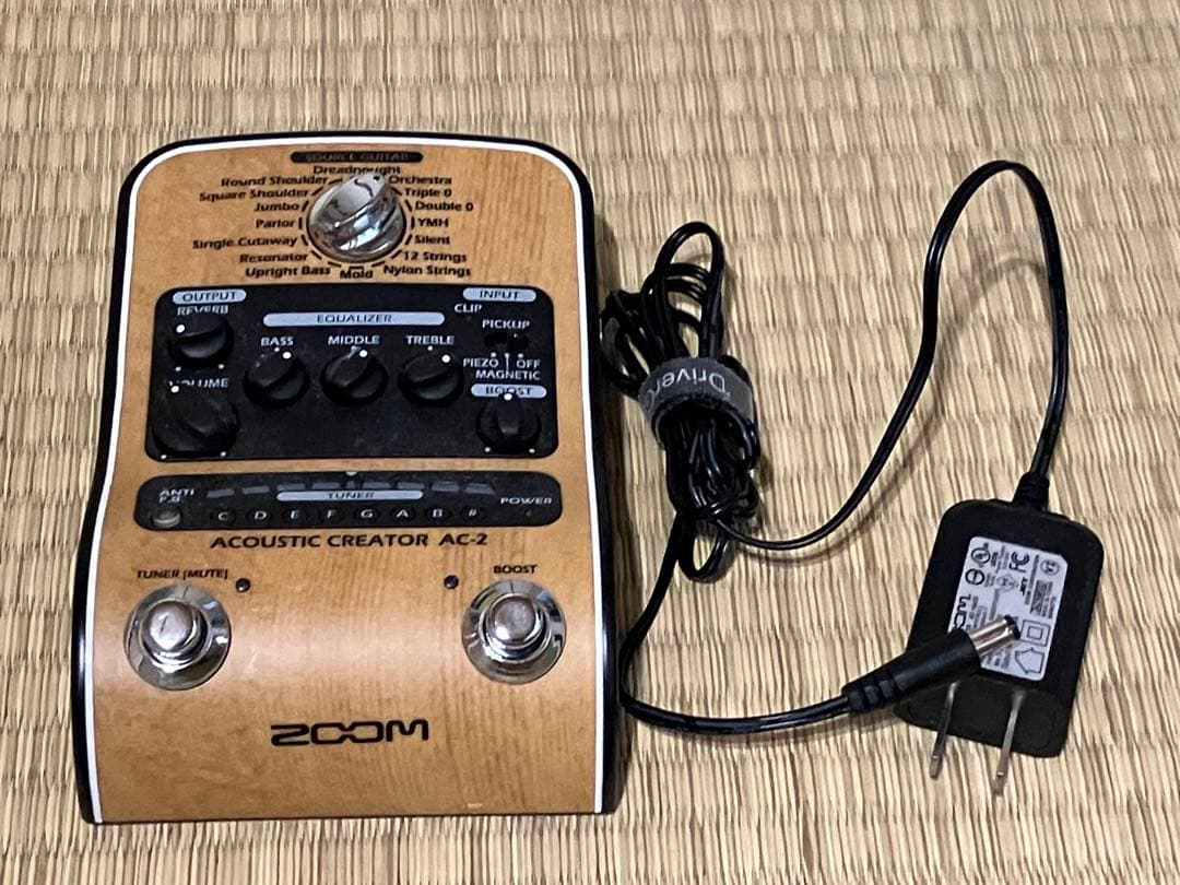 ZOOM AC-2 アコギ用プリアンプ - メルカリ