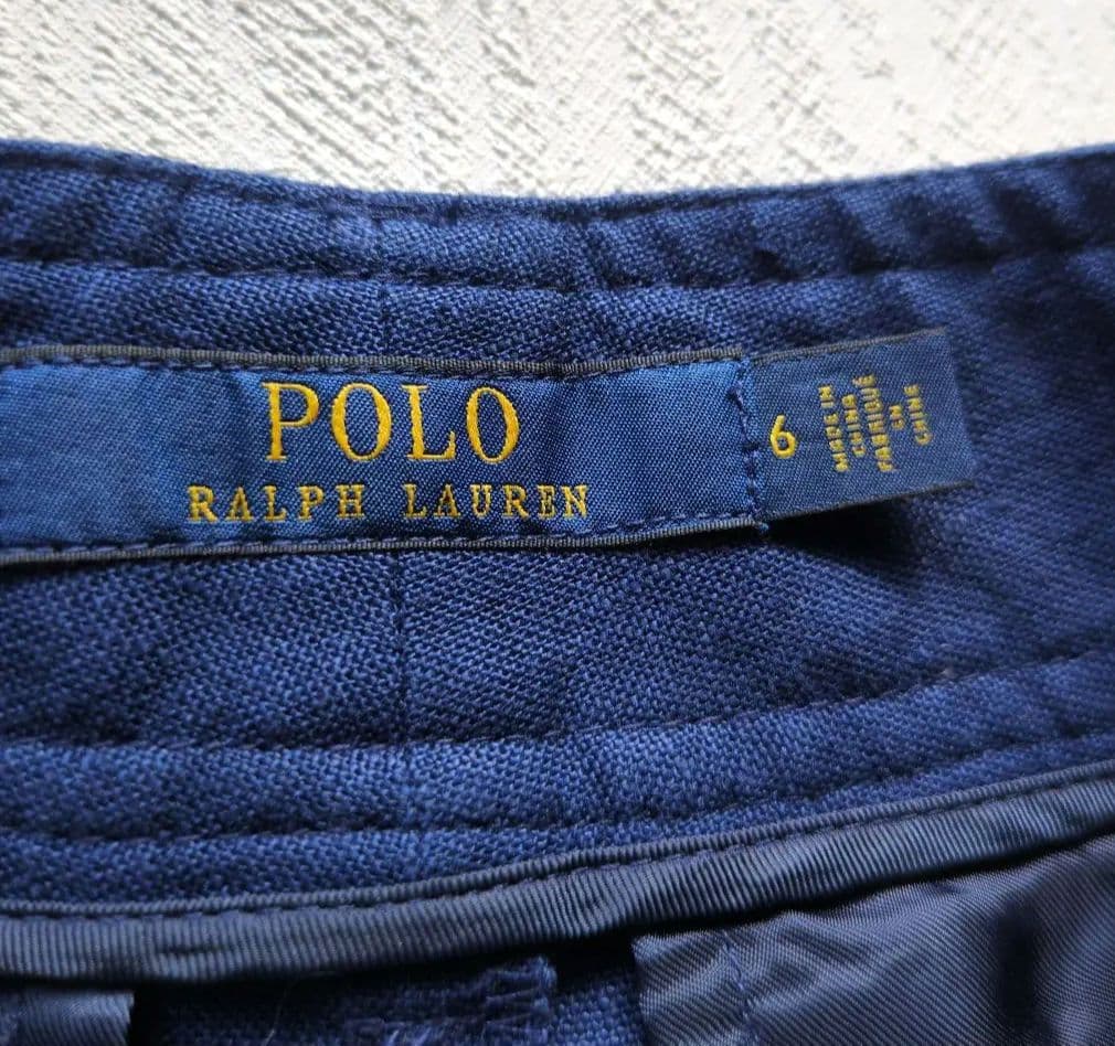 ラルフローレン リネン100%ガウチョパンツ 未使用品