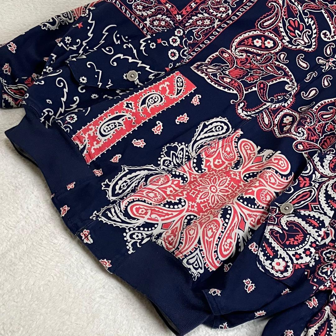 i.s. イッセイミヤケ ツモリチサト リバーシブルパーカー ペイズリー柄