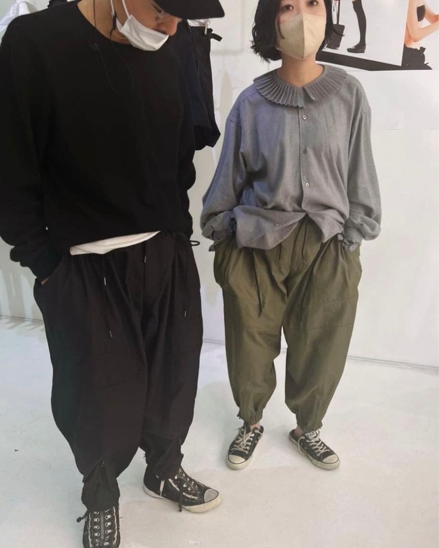 JUN MIKAMI ポリエステルツイルヴァリアブルパンツ - メルカリ