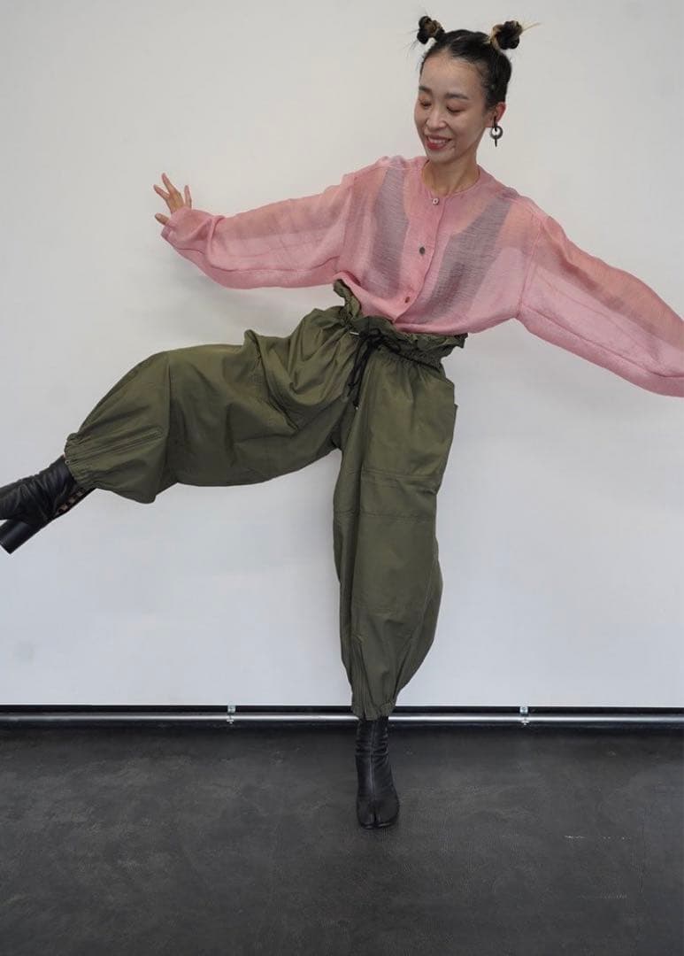 JUN MIKAMI ポリエステルツイルヴァリアブルパンツ - メルカリ