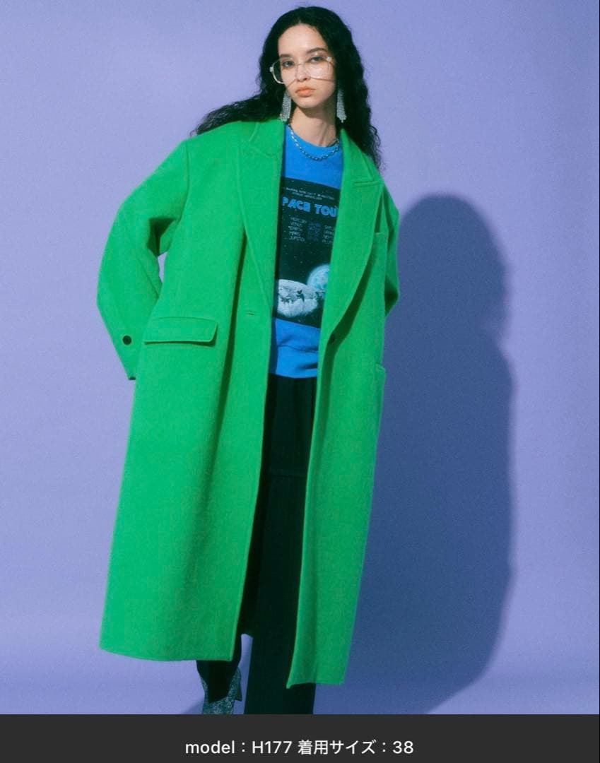 MAISON SPECIAL オーバーテーラードコート　グリーン MAISON SPECIAL（メゾンスペシャル）｜チェスターコート（グリーン系