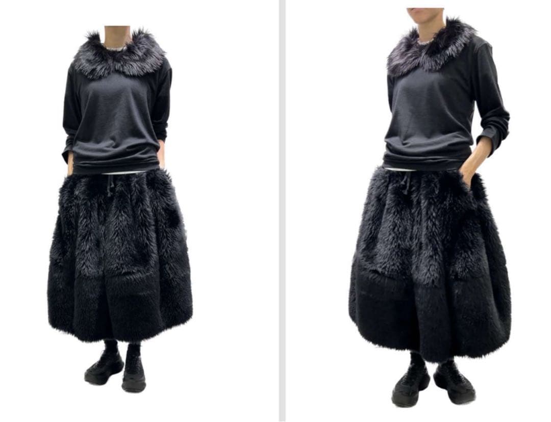 2023aw コムデギャルソン フェイクファースカート - メルカリ