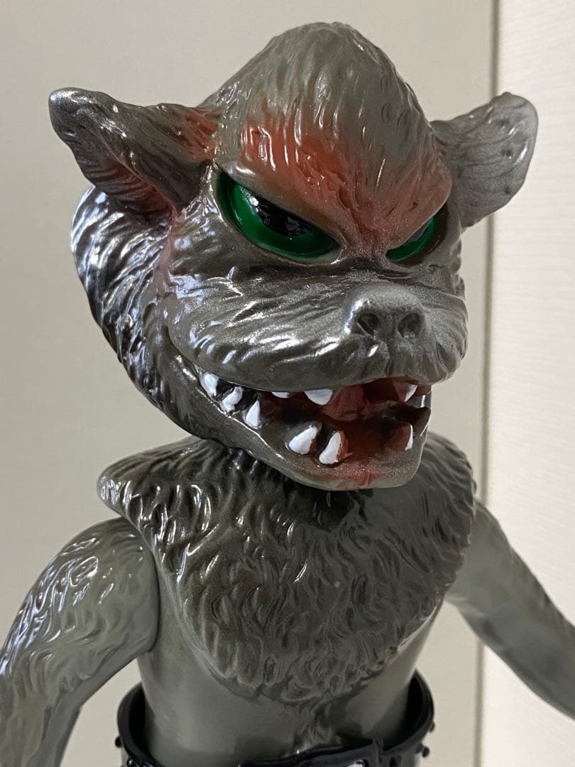 仮面ライダー/ソフビ/ユニファイブ/人形/レトロ/怪人/オオカミ男