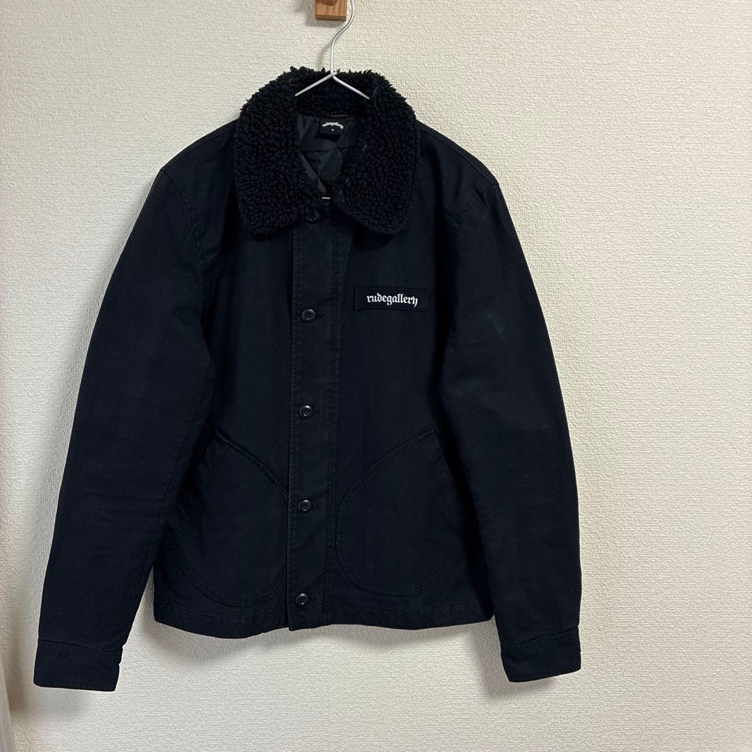 RUDE GALLERY ボアジャケット N-1 デッキジャケット ルード - メルカリ