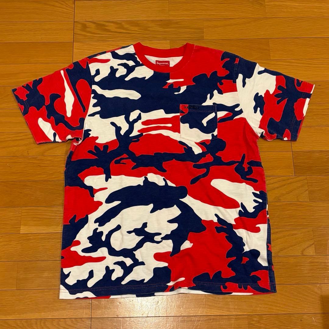 Supreme 迷彩柄 Tシャツ L 未使用品 - メルカリ