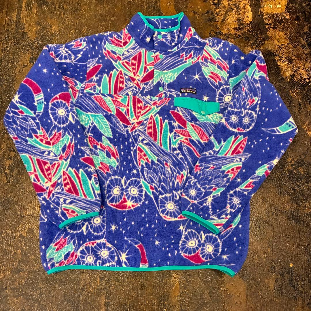 2016パタゴニア フクロウ 総柄 ライトウェイト シンチラ スナップT L 楽天市場】16年製 □ パタゴニア フクロウ 総柄 ライト ウェイト