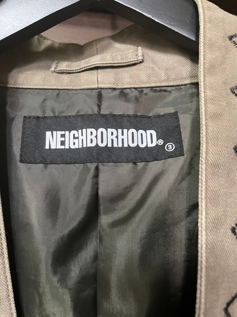 NEIGHBORHOOD ノーカラージャケット コート kimono M