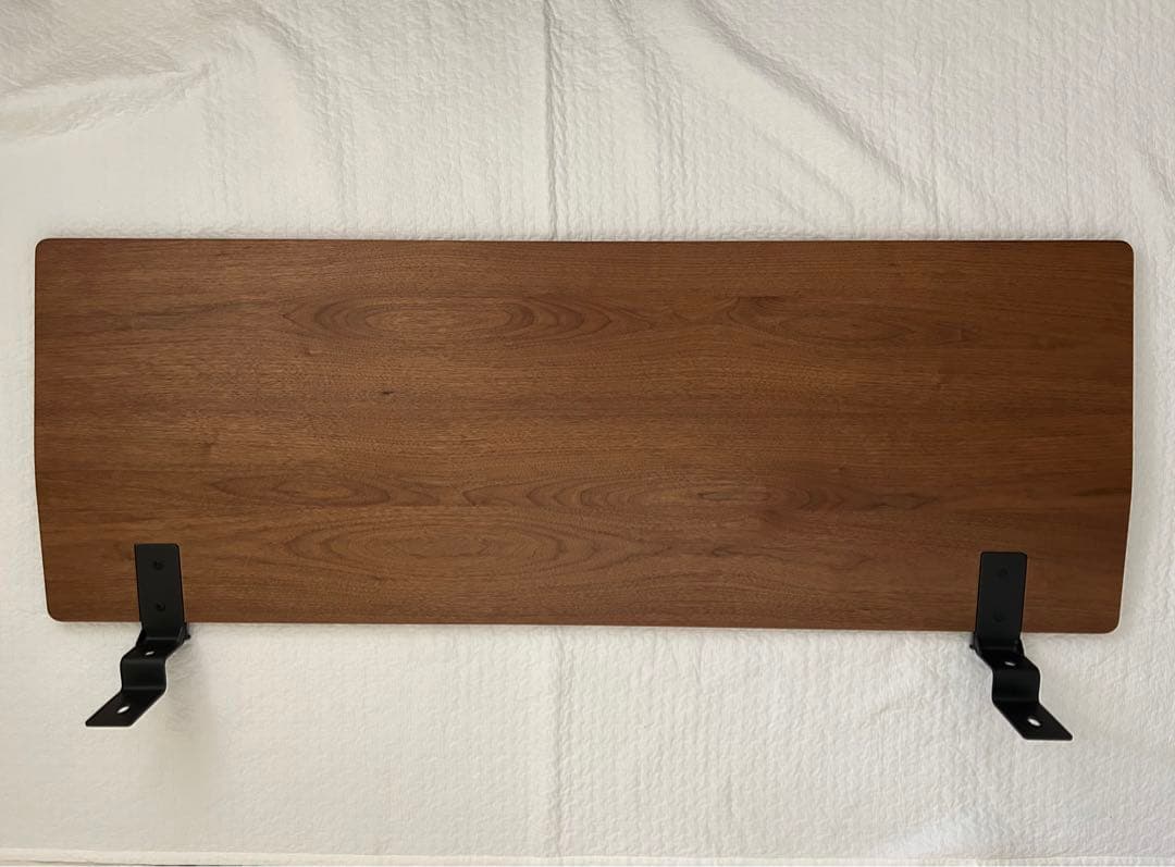 無印良品 木製ベッドフレーム用ヘッドボード（旧型）ダブルサイズ ウォールナット 木製ベッドフレーム用ヘッドボード | 無印良品