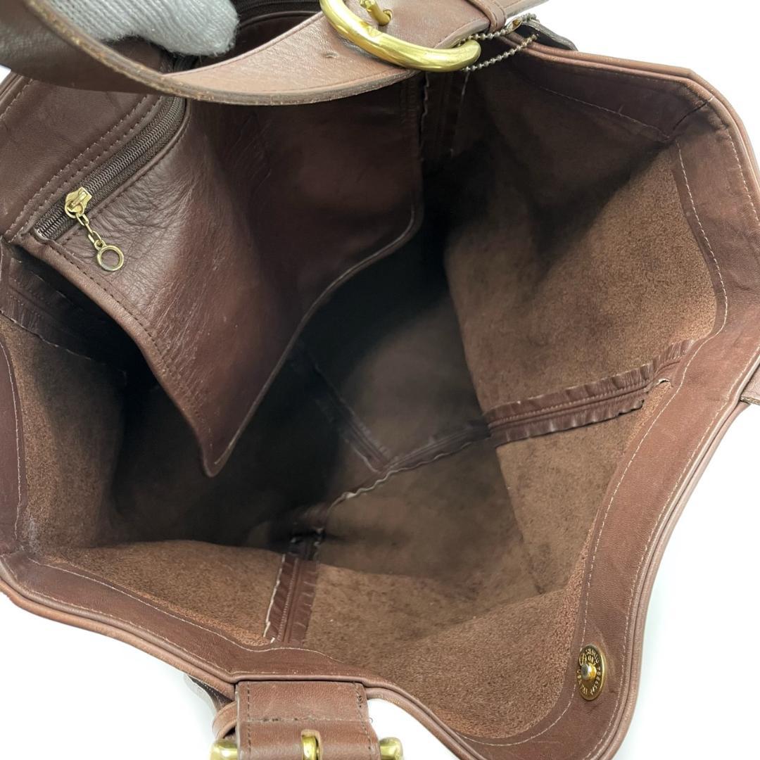 COACH オールドコーチ ブラウン トートバッグ A4サイズ可 4082 - メルカリ