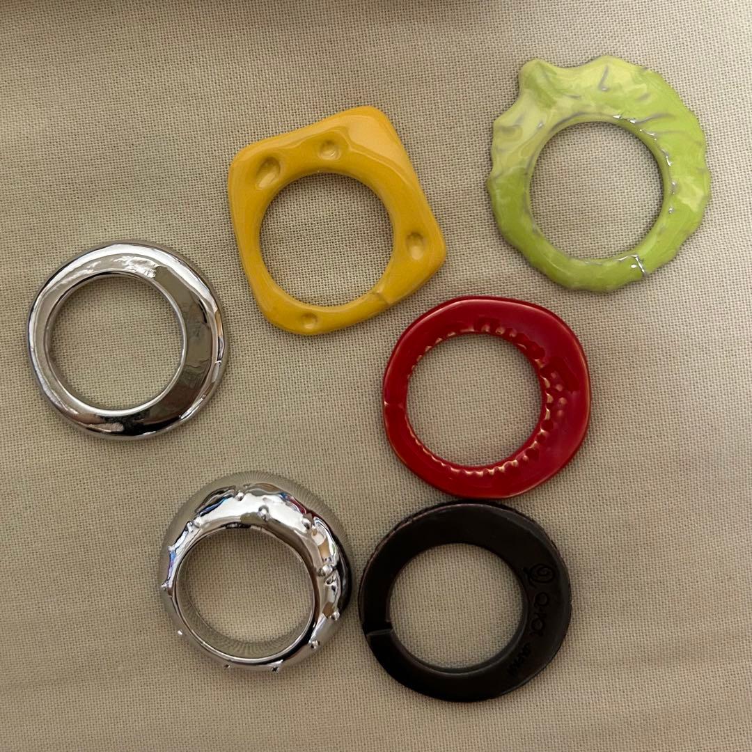 Qpot ハンバーガーリングセット - メルカリ