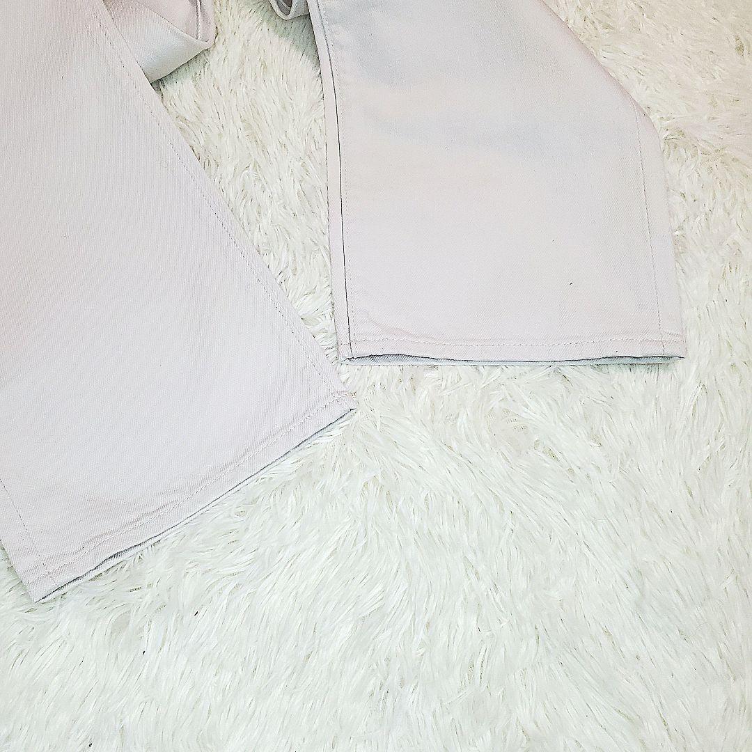 【極美品】45R 空比古比女 ホワイトデニム ユニセックス 30インチ