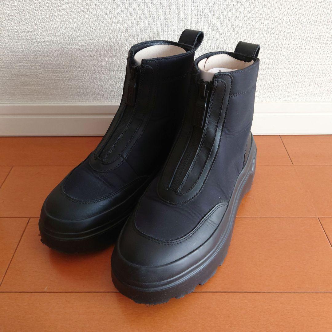 HUNTER エクスプローラー アンクル ジップ フラットフォームブーツ HUNTER】エクスプローラーアンクルジップフラットフォームブーツ