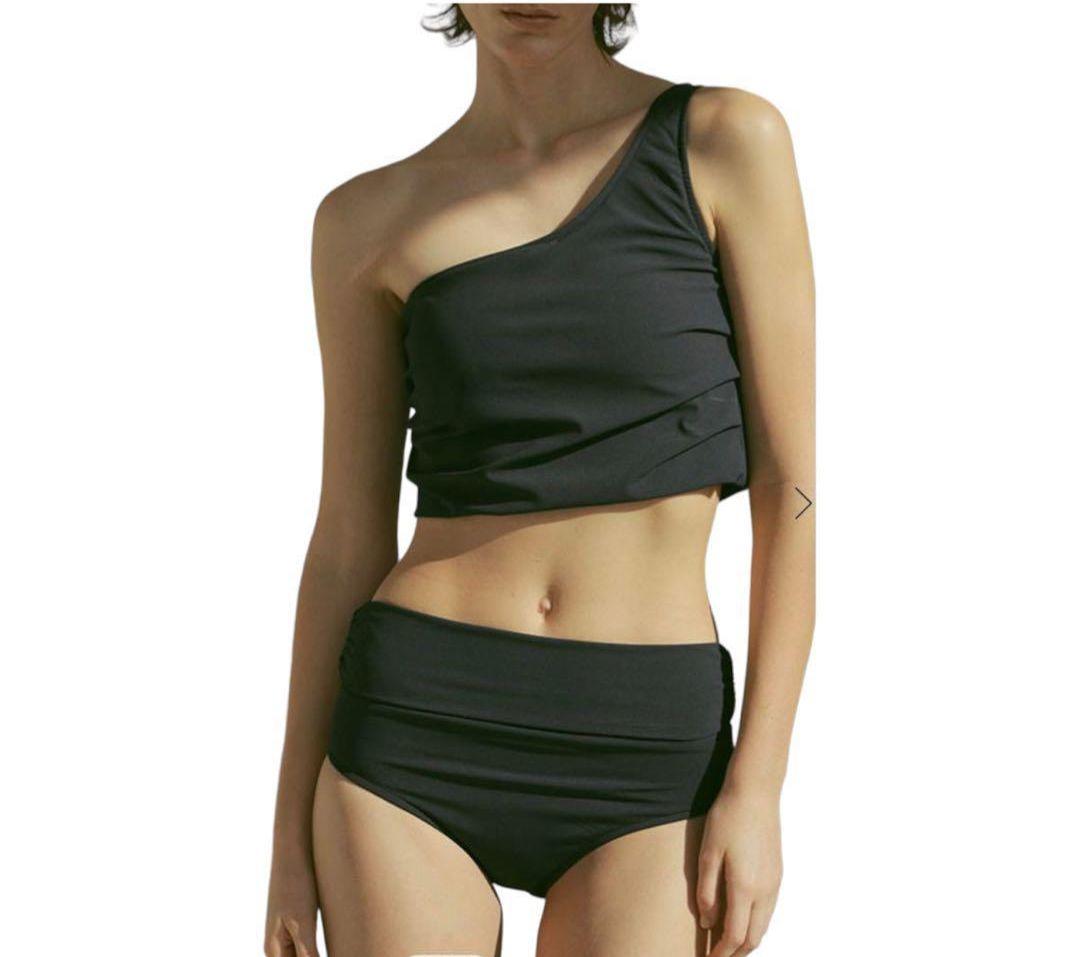 ETRE TOKYO サイドタックワンショルダースイムウェア ETRE TOKYO】サイドタックワンショルダー スイムウェア 【ETRE TOKYO