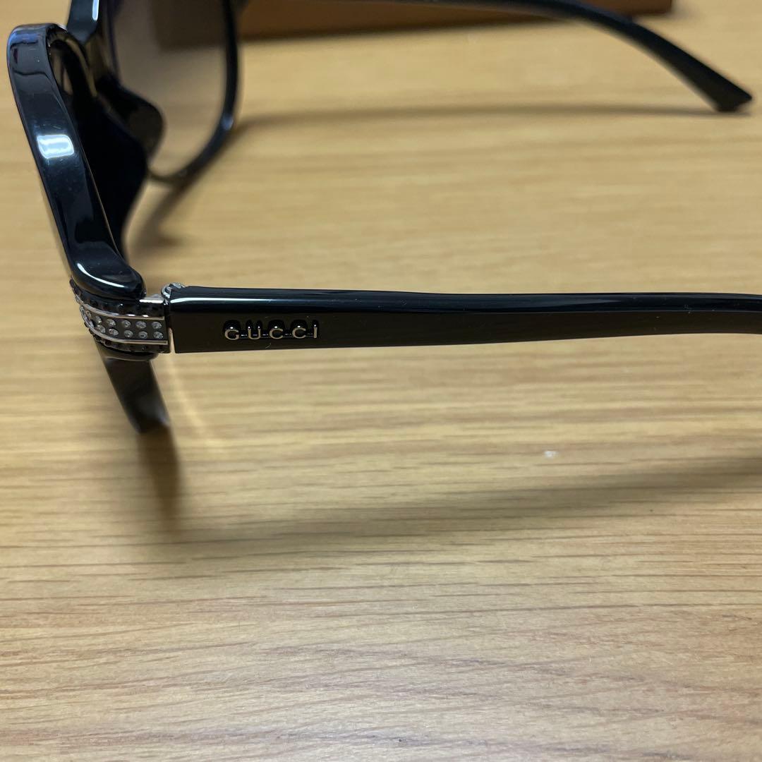 証明書付き/GUCCI ブラック サングラス ケース付き - メルカリ